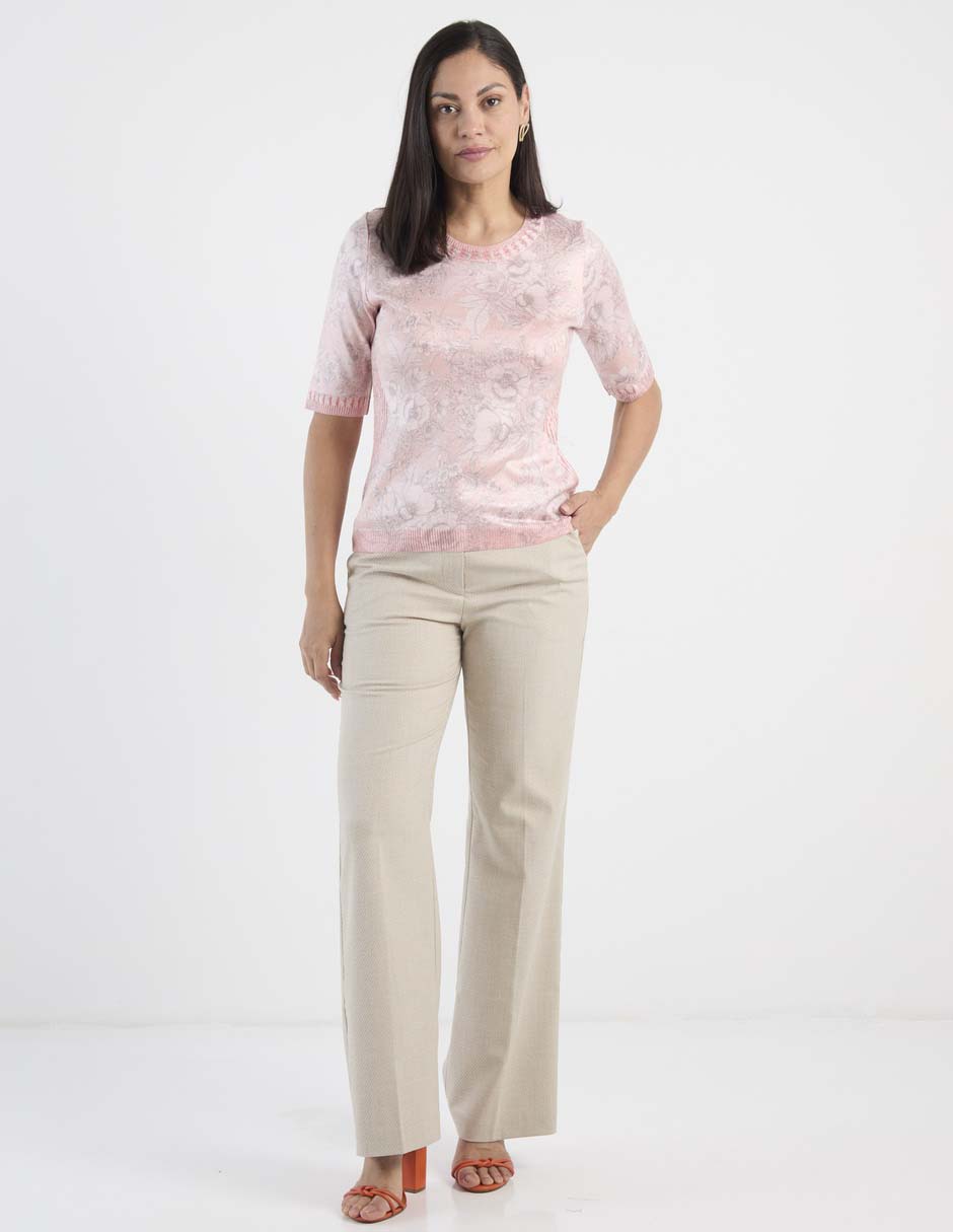 Blusa manga al codo para mujer 3