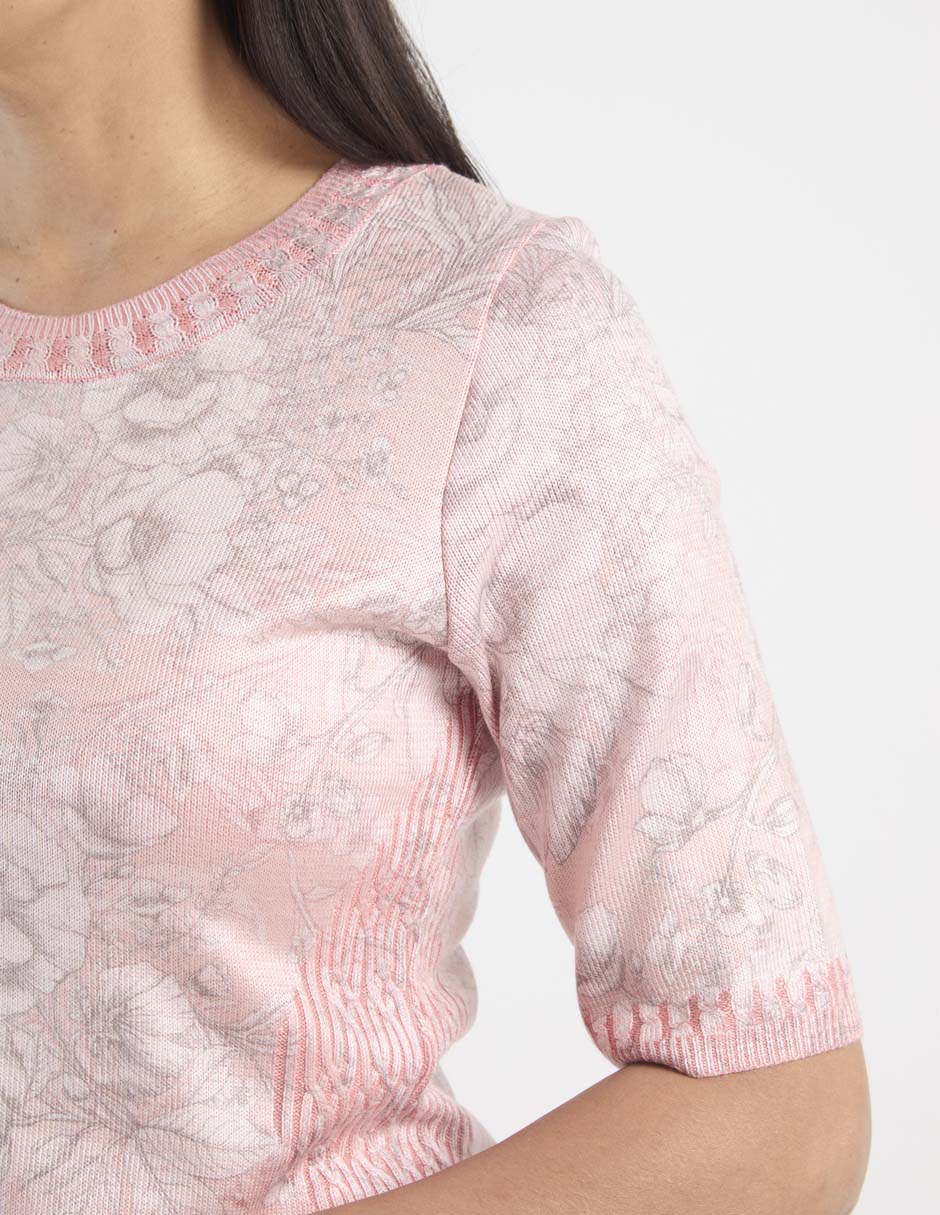 Blusa manga al codo para mujer 5