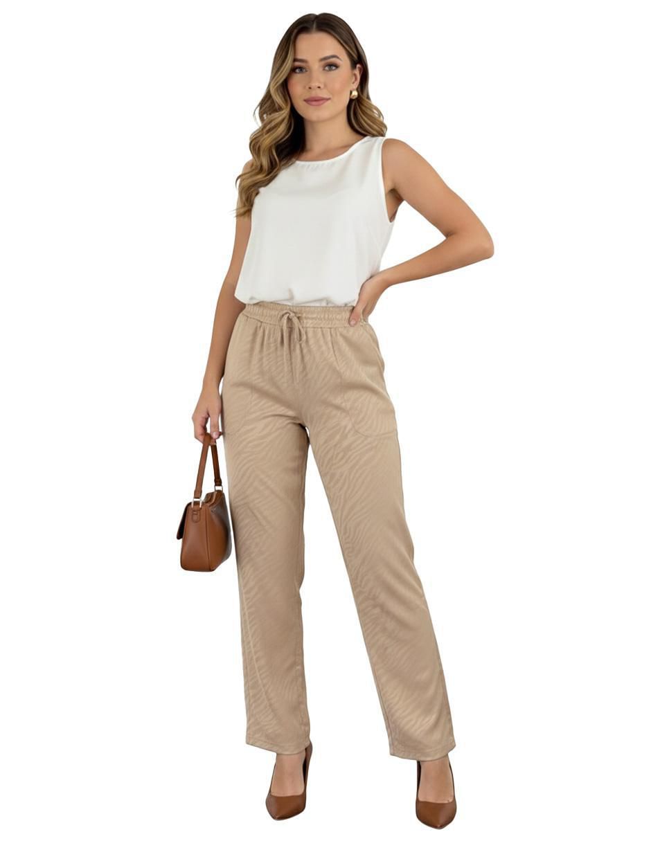 Pantalón de vestir straight para mujer