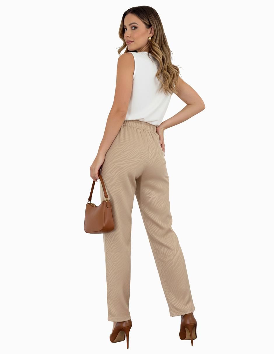 Pantalón de vestir straight para mujer