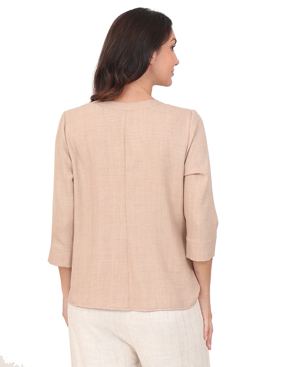 Blusa manga 3/4 para mujer 2