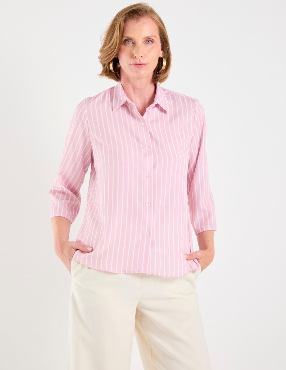 Blusa lpc manga 3/4 para mujer