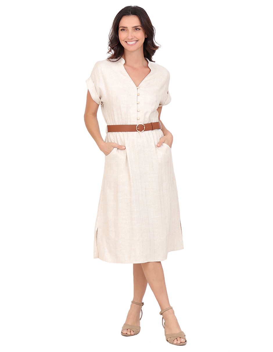 Vestido 3/4 casual para mujer