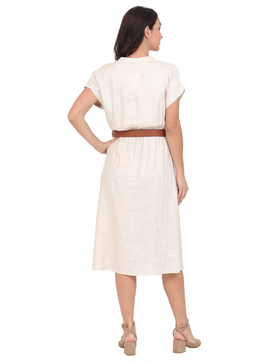 Vestido 3/4 casual duplan para mujer