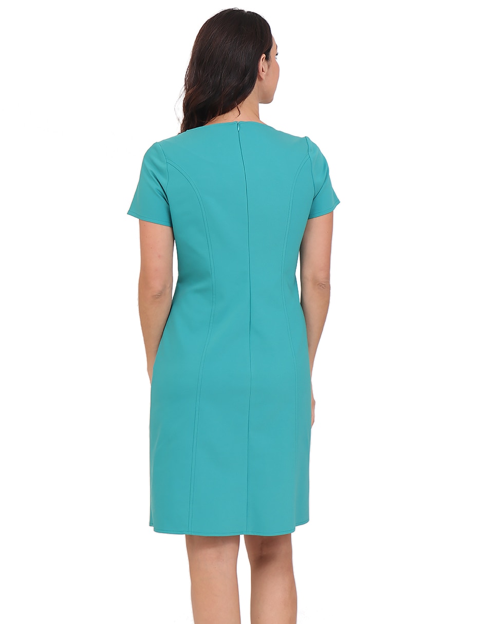 Vestido 3/4 formal duplan para mujer