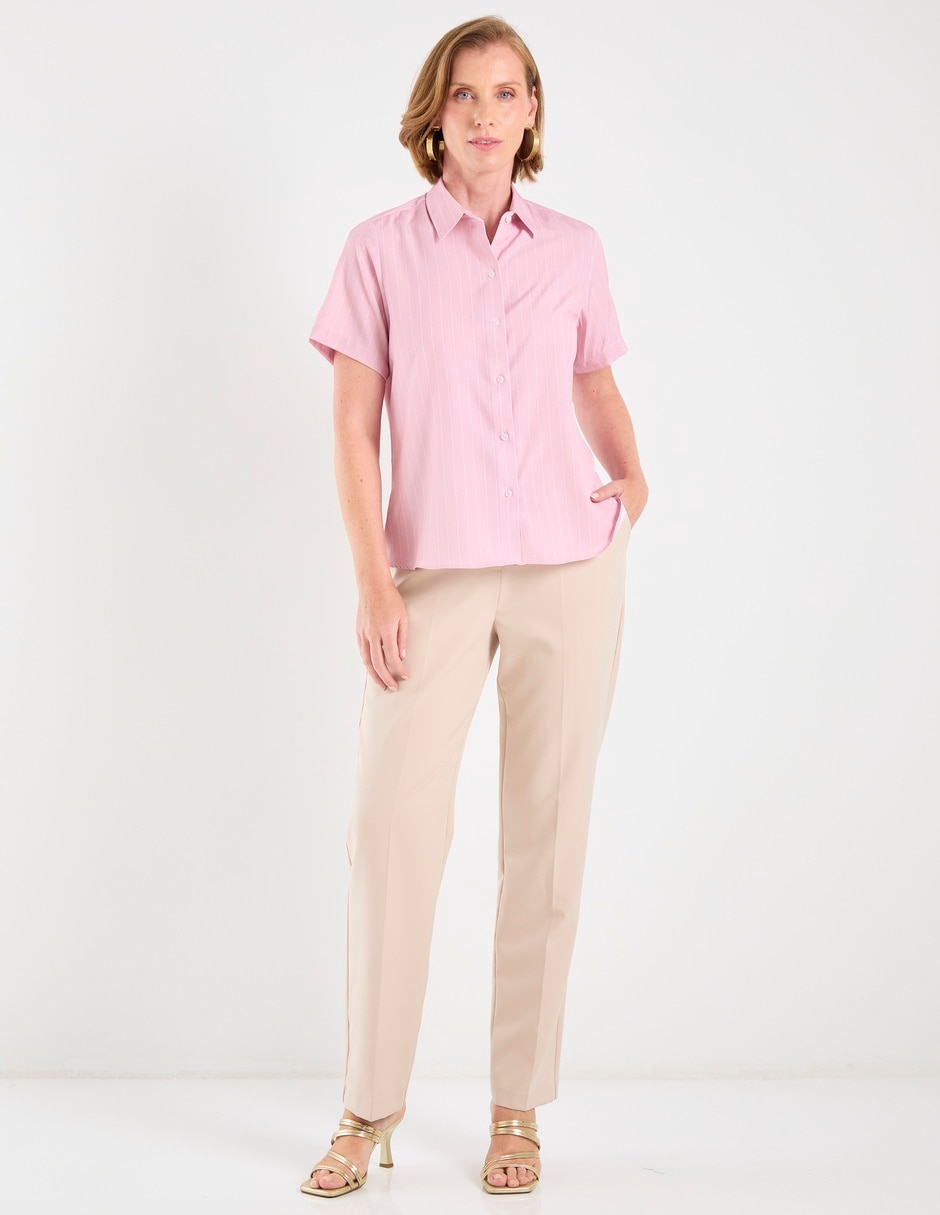 Blusa manga corta para mujer 3