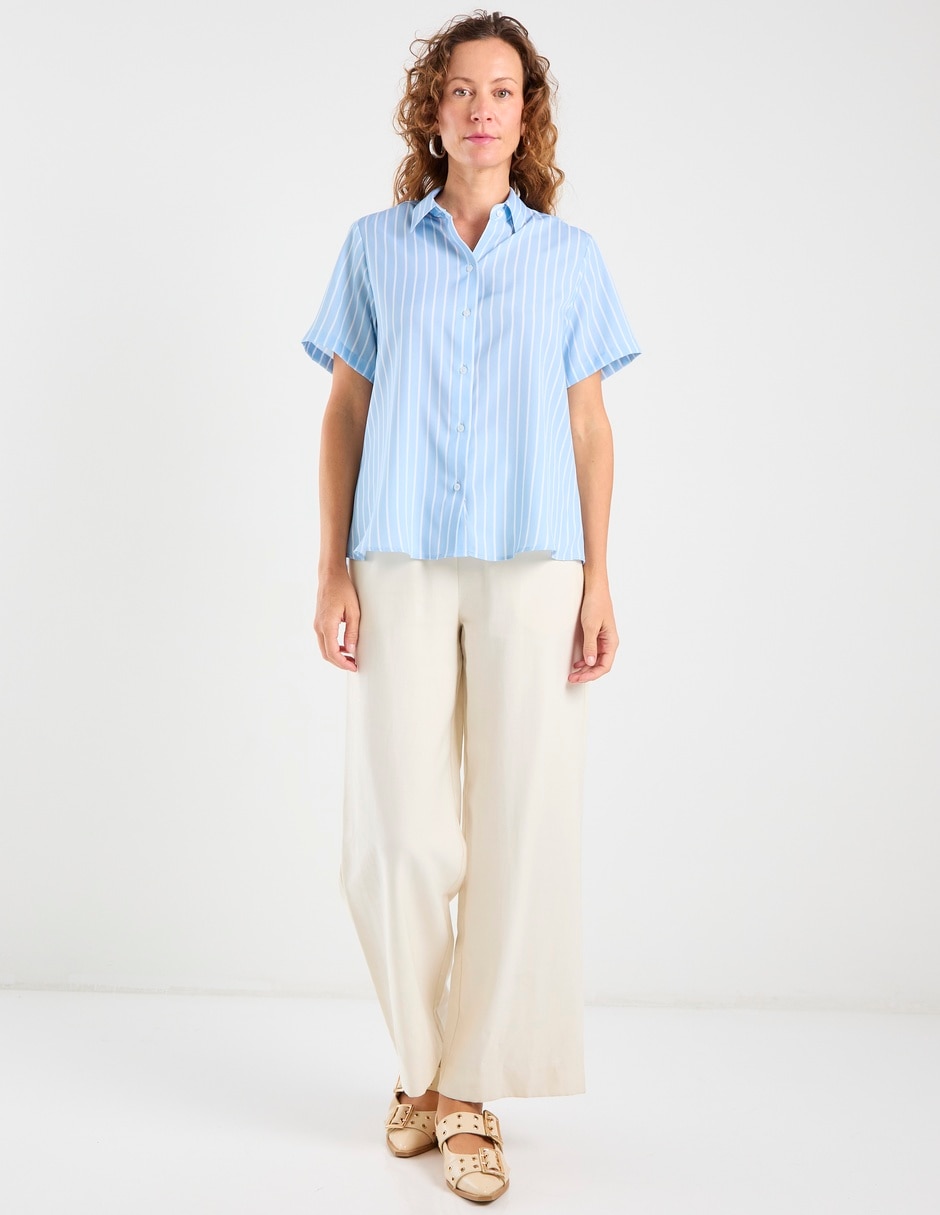 Blusa manga corta para mujer 3