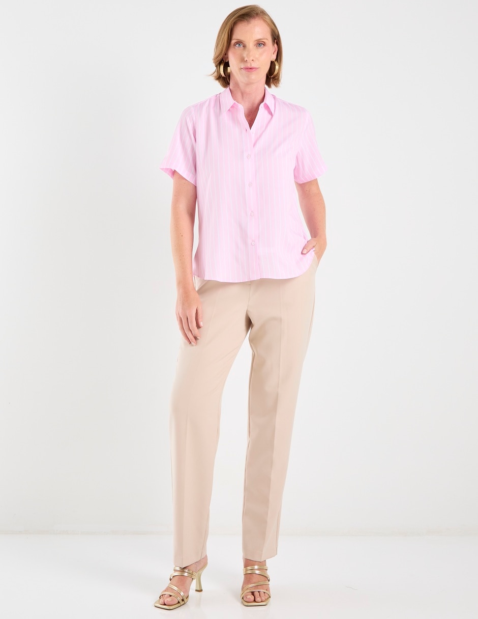 Blusa manga corta para mujer 3