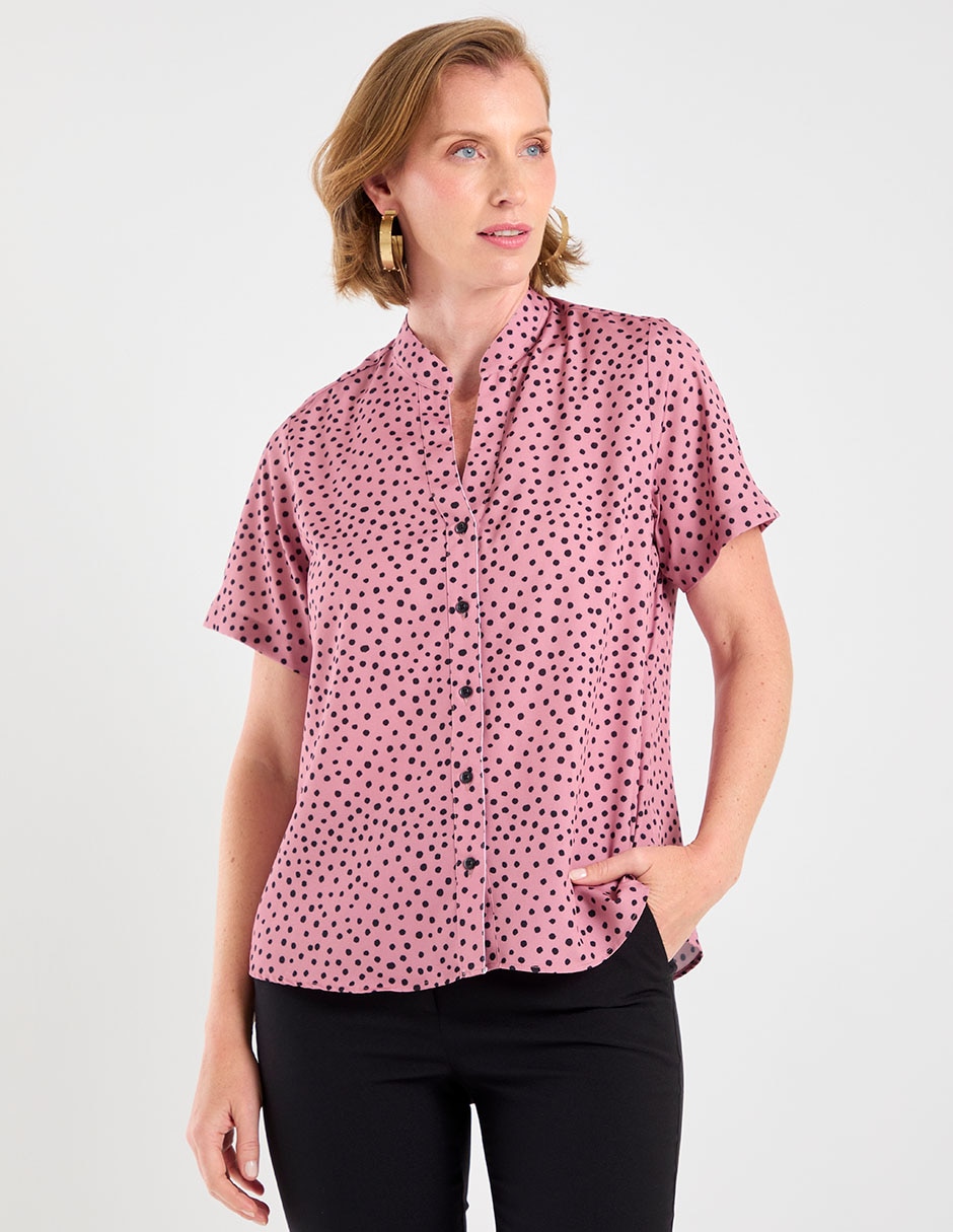 Blusa manga corta para mujer 1