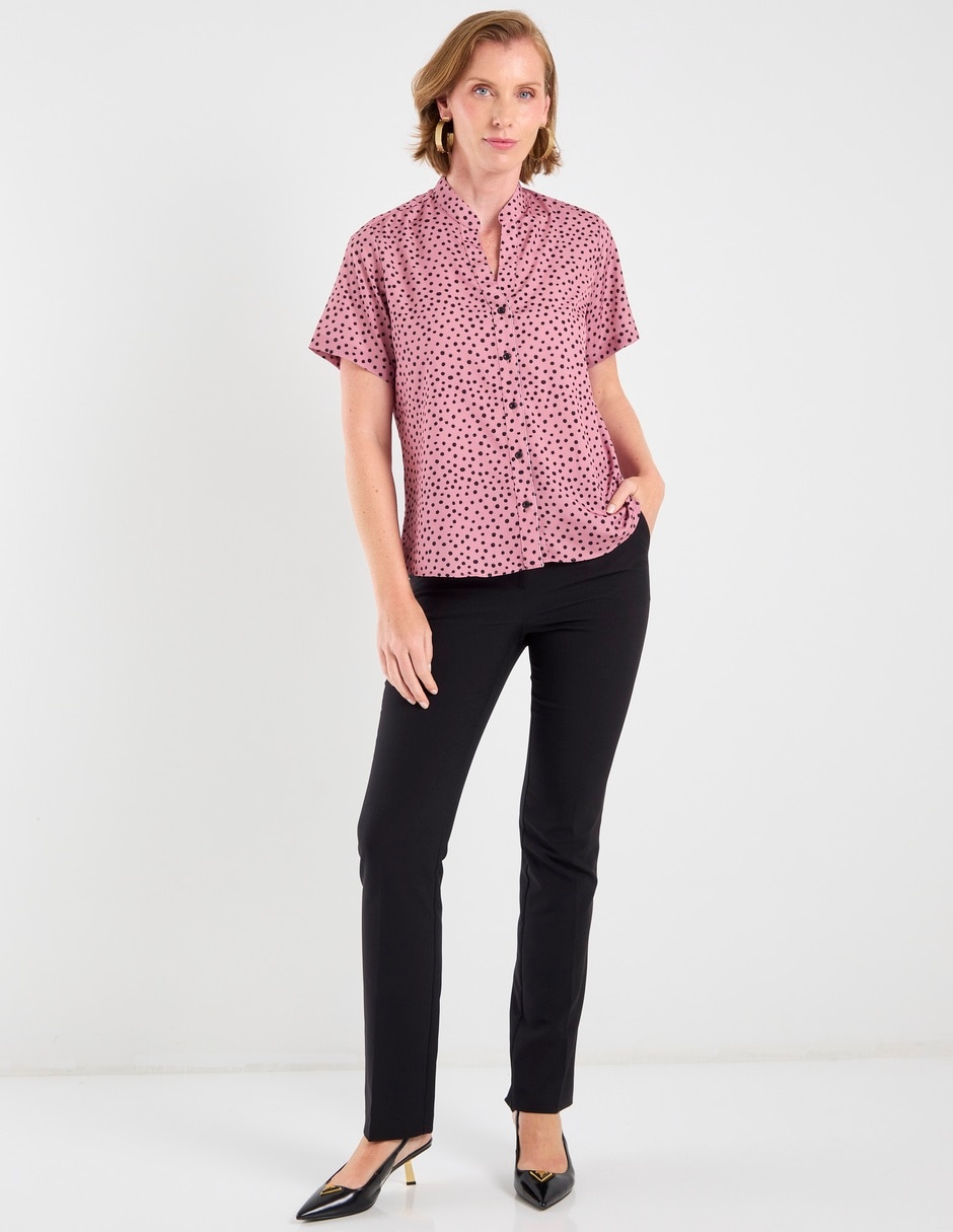 Blusa manga corta para mujer 2