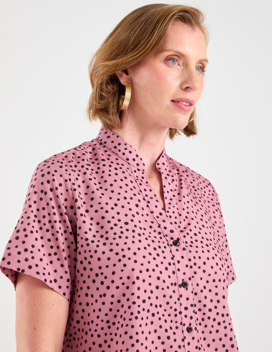 Blusa manga corta para mujer 3