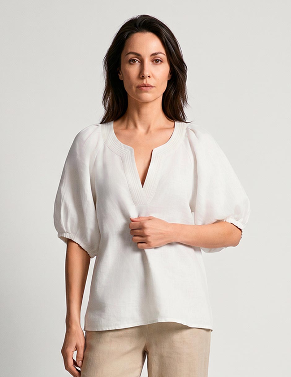 Blusa manga larga para mujer