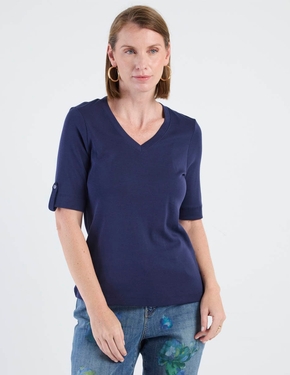 Blusa manga corta para mujer 1