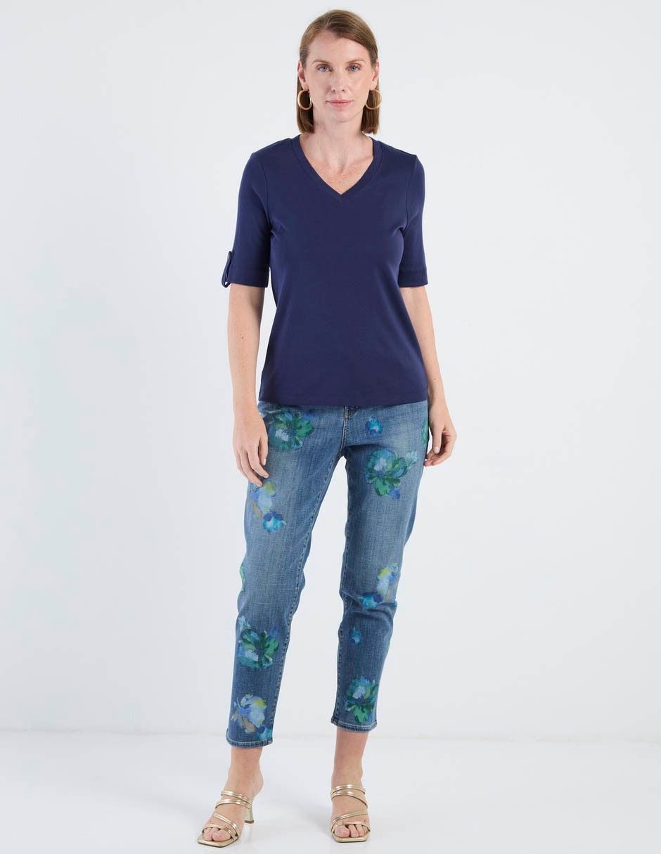 Blusa manga corta para mujer 3