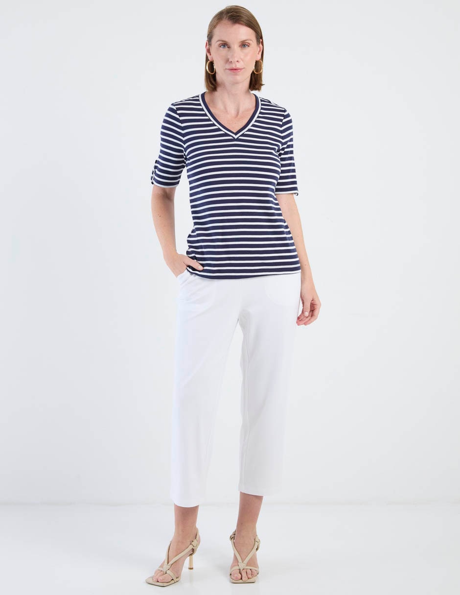 Blusa manga corta para mujer 3