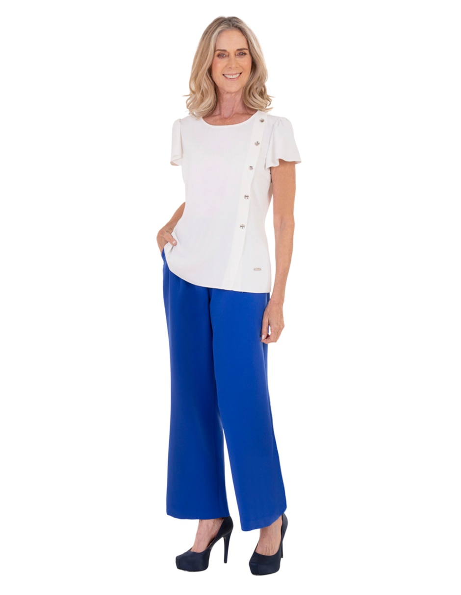 Blusa manga corta para mujer 2