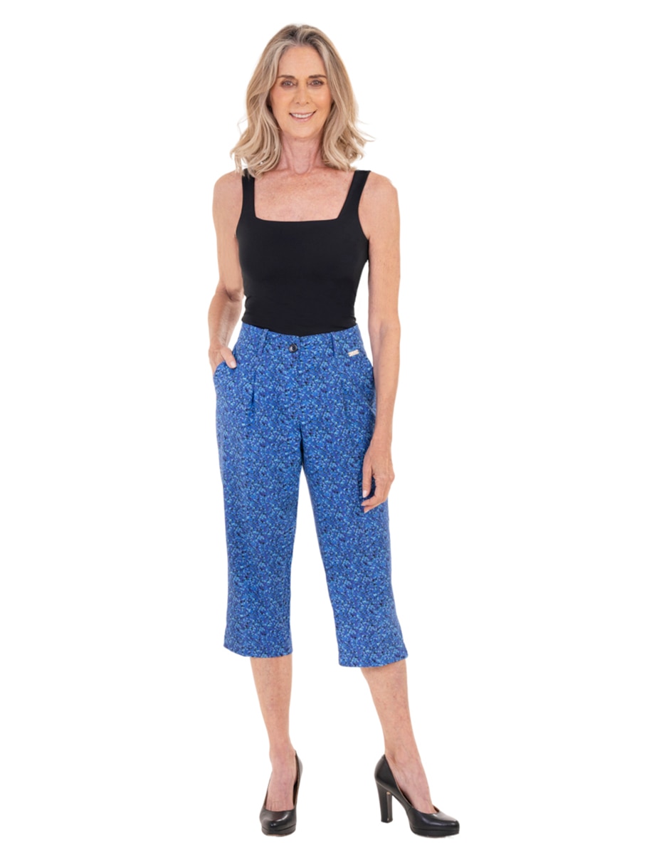 Pantalón capri Chaps regular para mujer