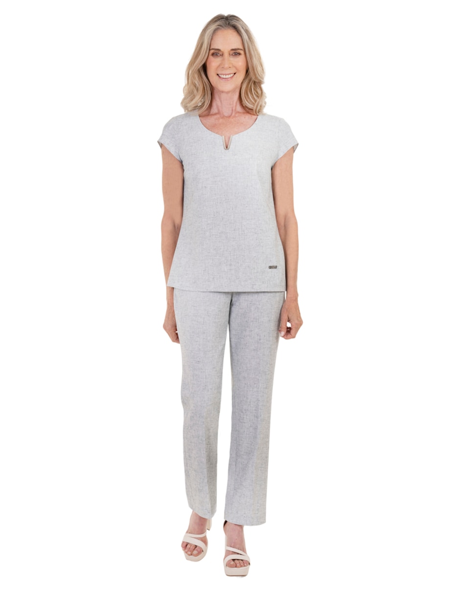 Blusa manga corta para mujer 5