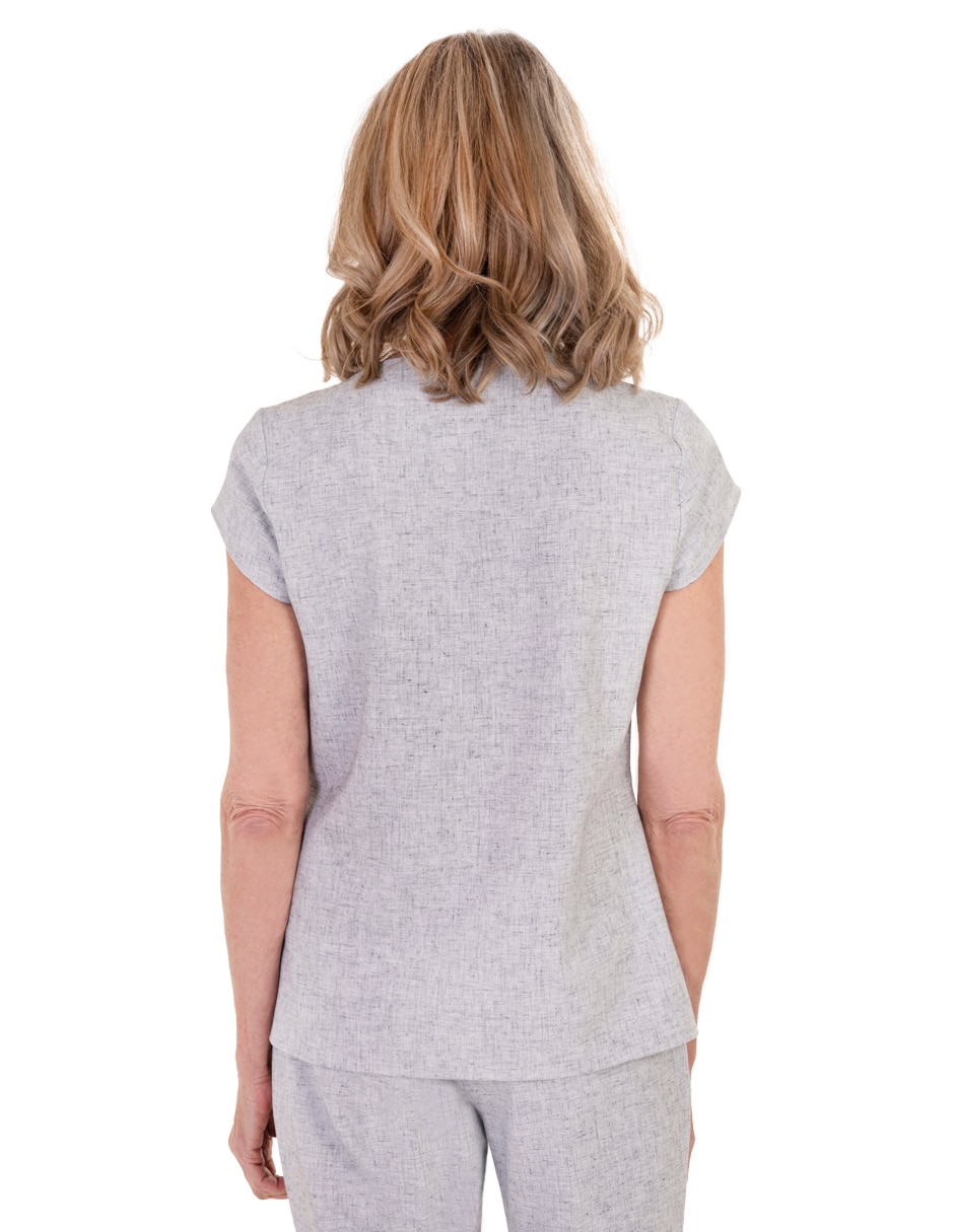Blusa manga corta para mujer 6