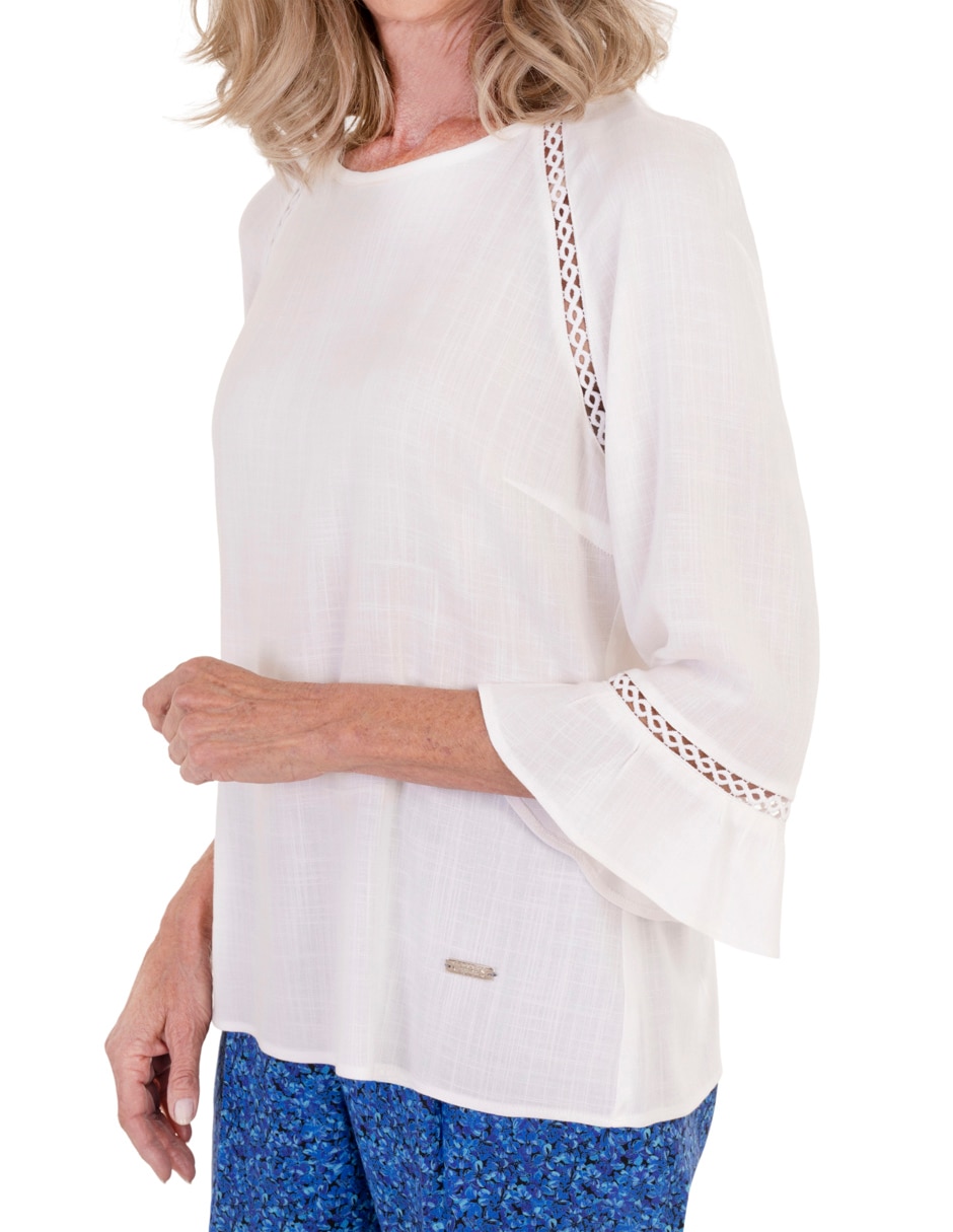 Blusa manga 3/4 para mujer 3
