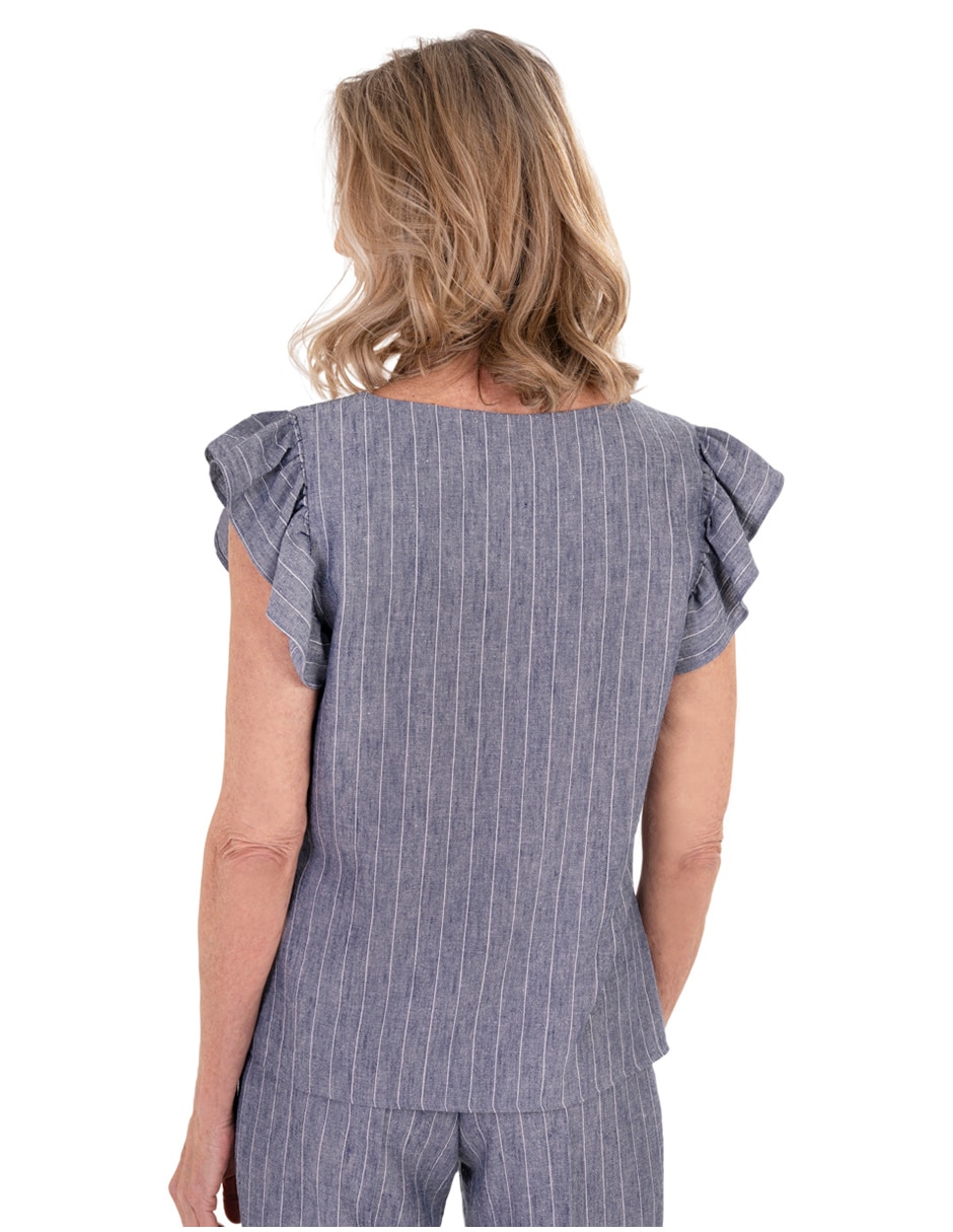 Blusa Chaps manga corta para mujer