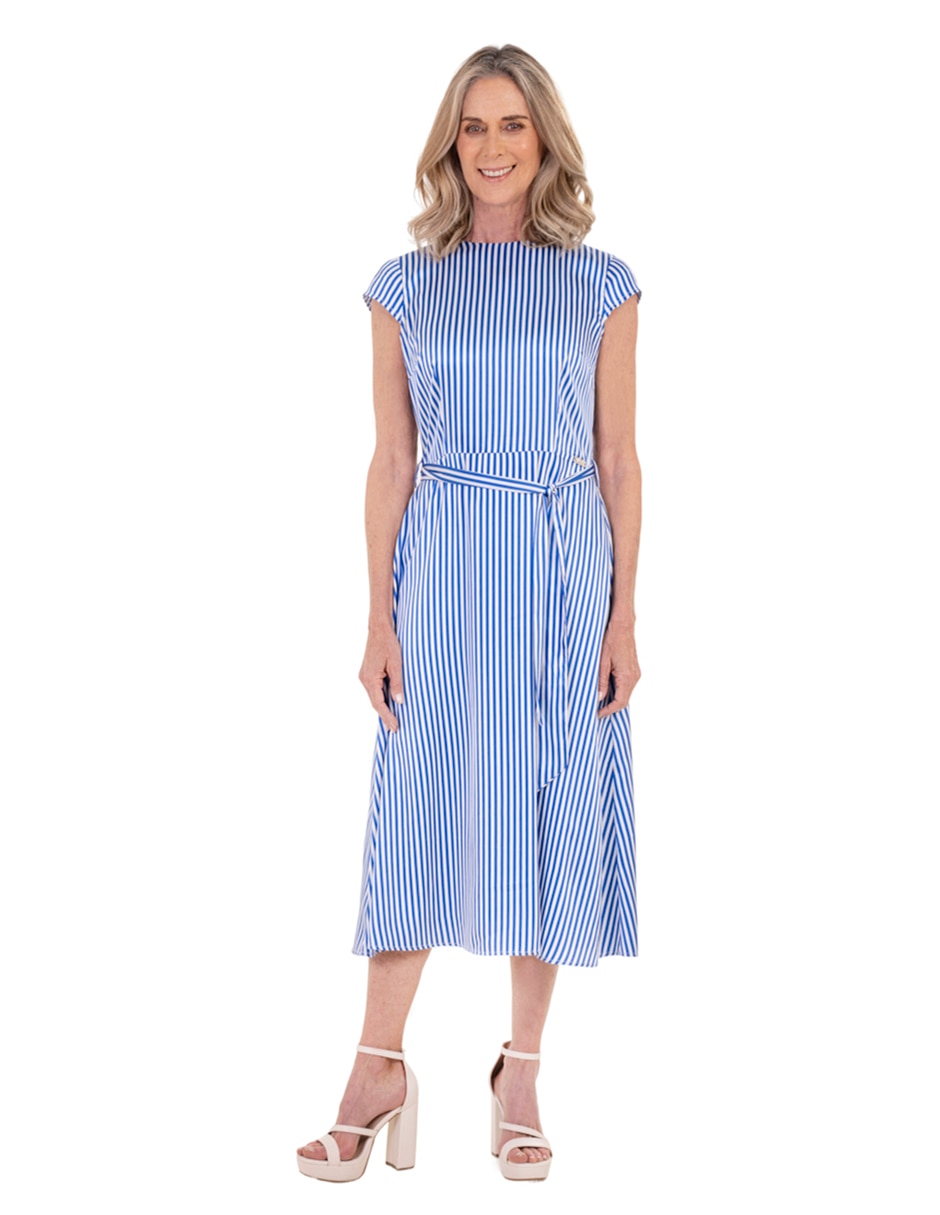 Vestido a la rodilla casual para mujer