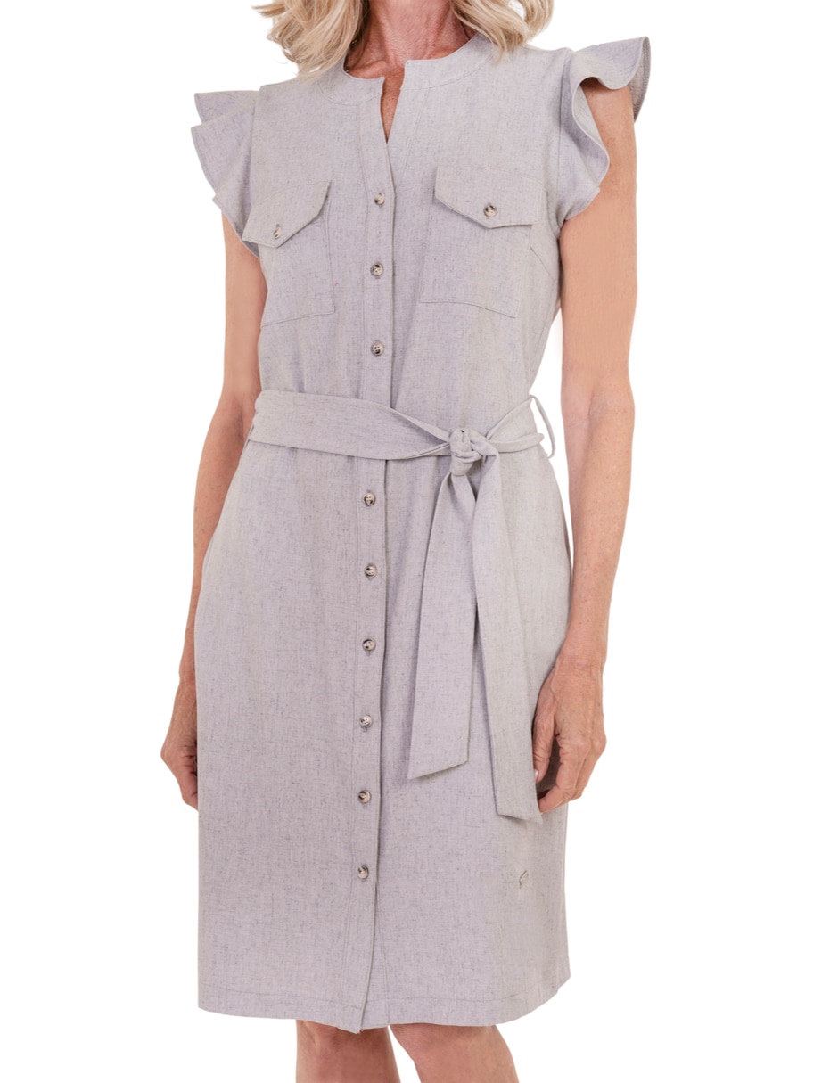 Vestido a la rodilla casual para mujer