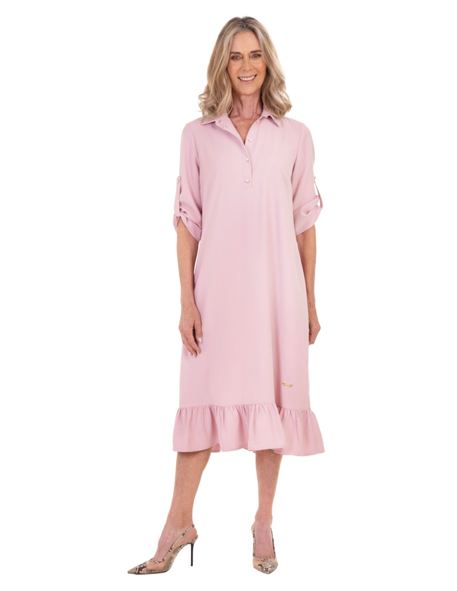 Vestido midi casual para mujer