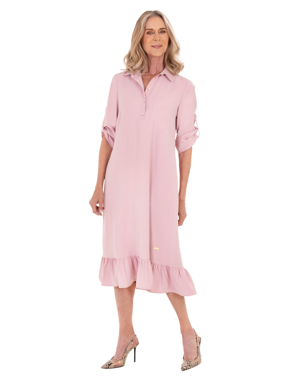 Vestido midi casual para mujer