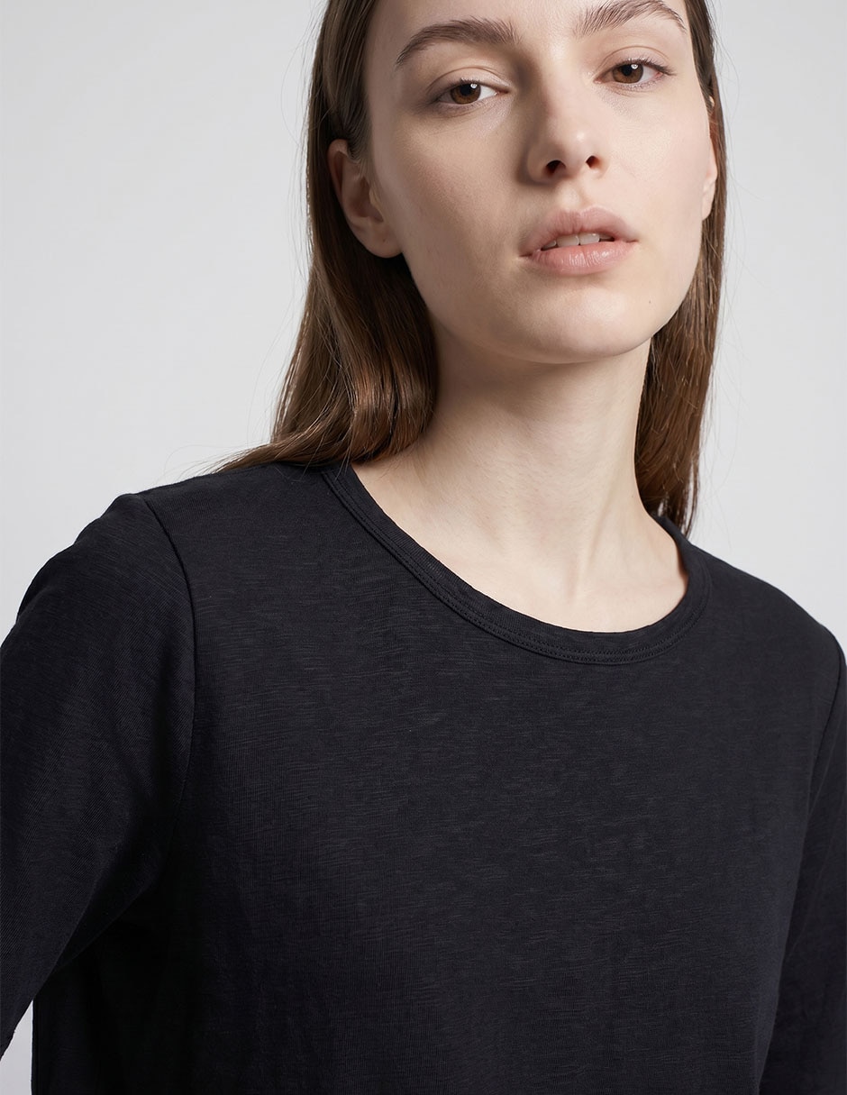 Blusa manga al codo para mujer 2