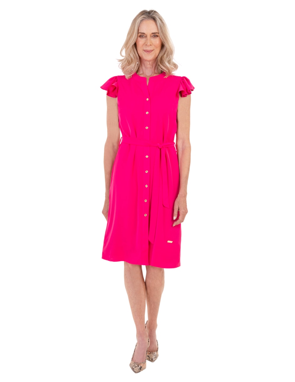Vestido a la rodilla casual para mujer 1