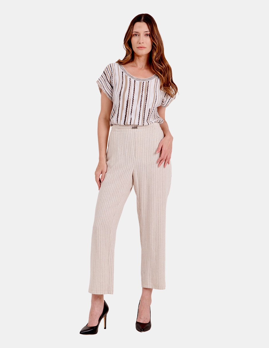 Pantalón regular para mujer 4