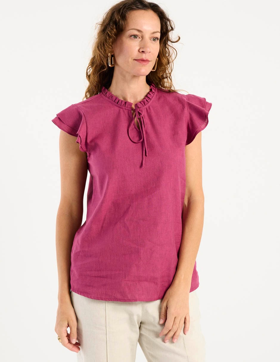 Blusa manga corta para mujer 1