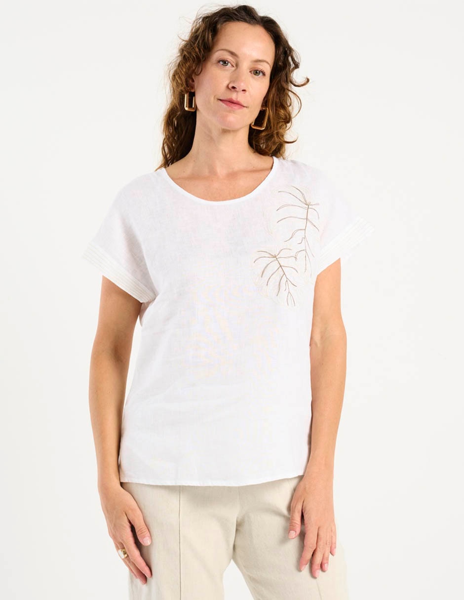 Blusa manga corta para mujer 1
