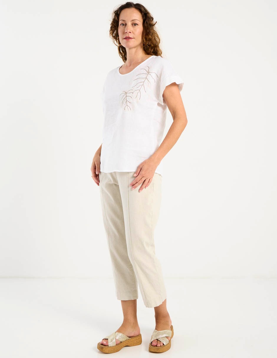 Blusa manga corta para mujer 8
