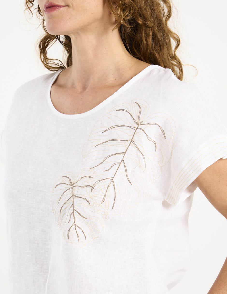 Blusa manga corta para mujer 9