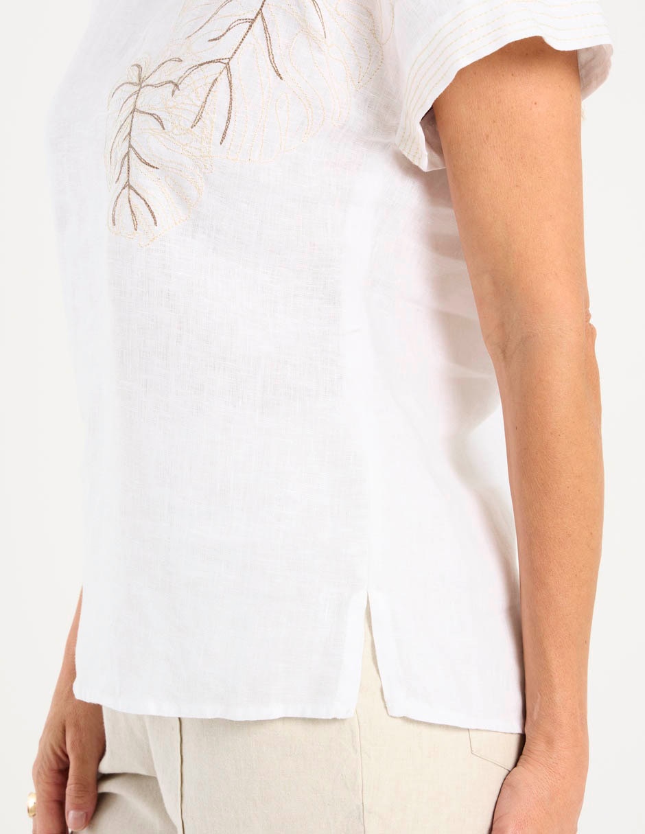 Blusa manga corta para mujer 10