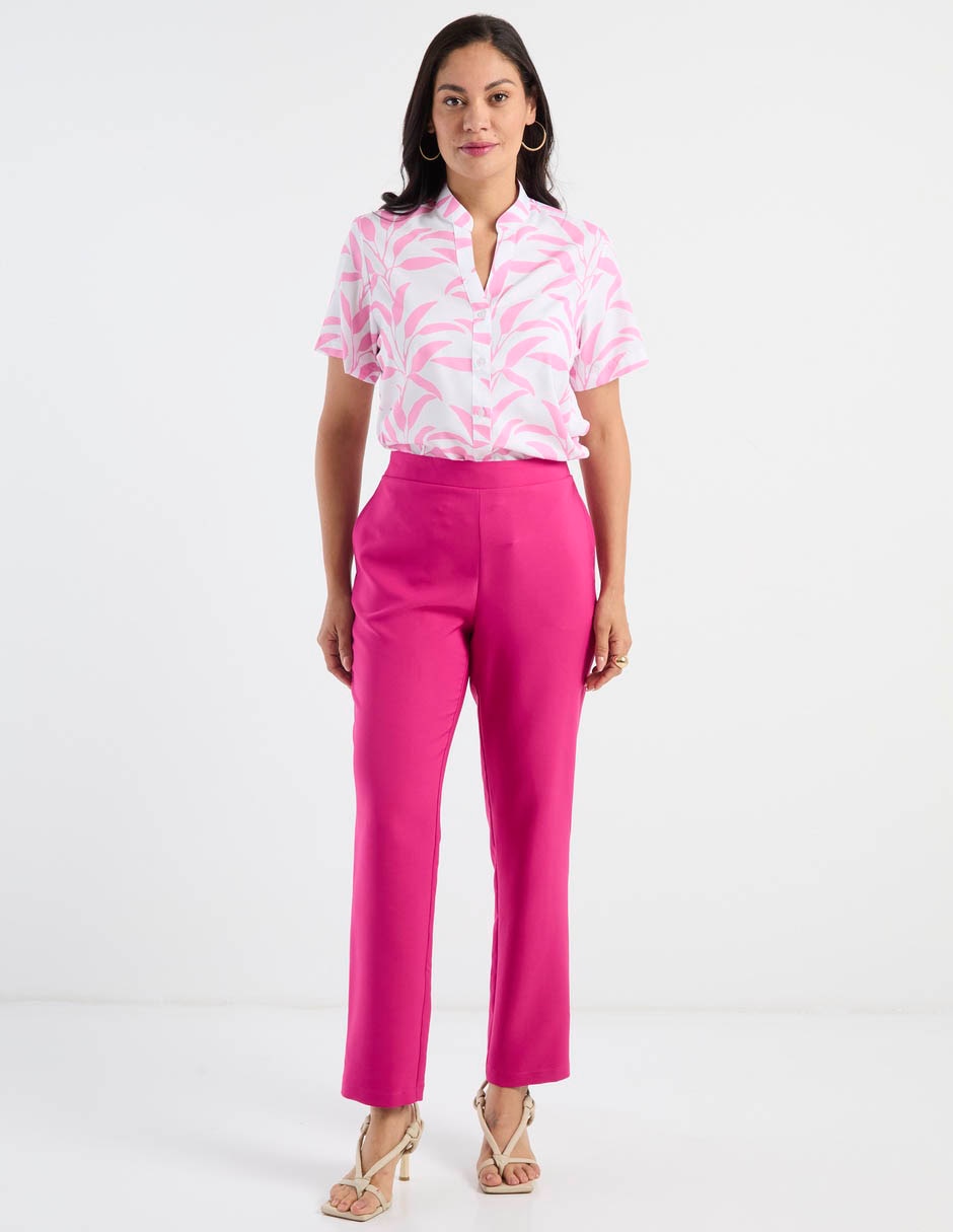 Blusa lpc manga corta para mujer