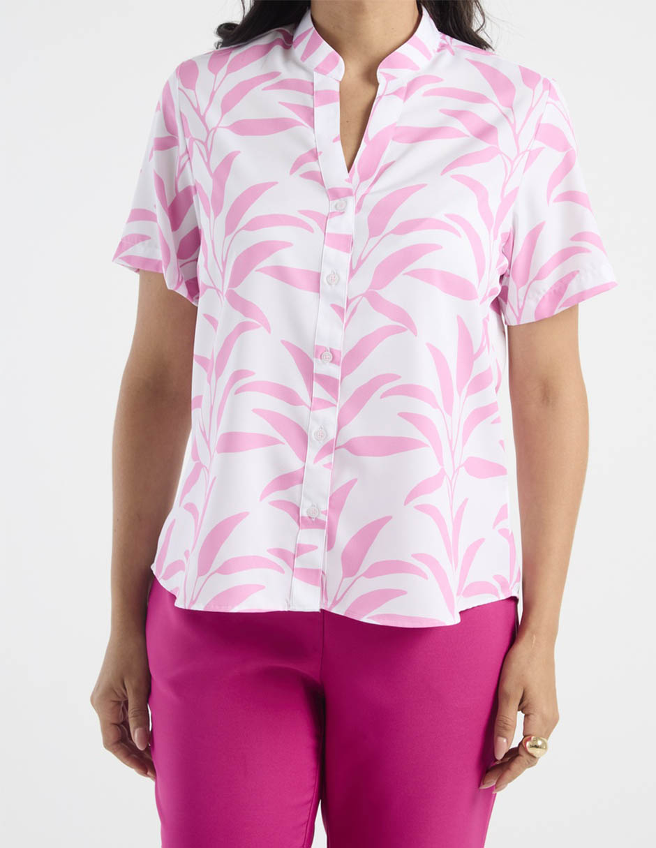 Blusa lpc manga corta para mujer