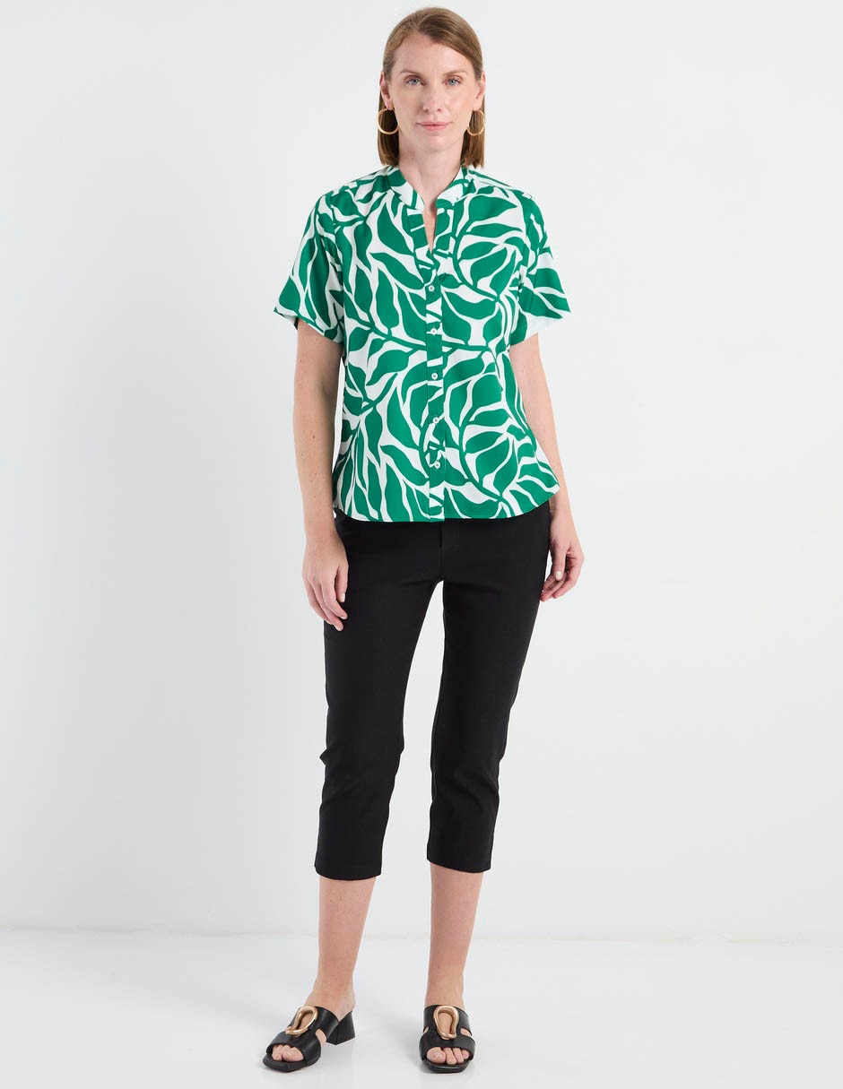 Blusa manga corta para mujer 3