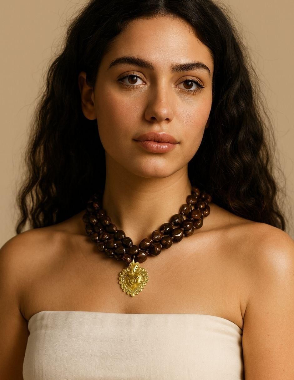 Collar corazón Savia 6