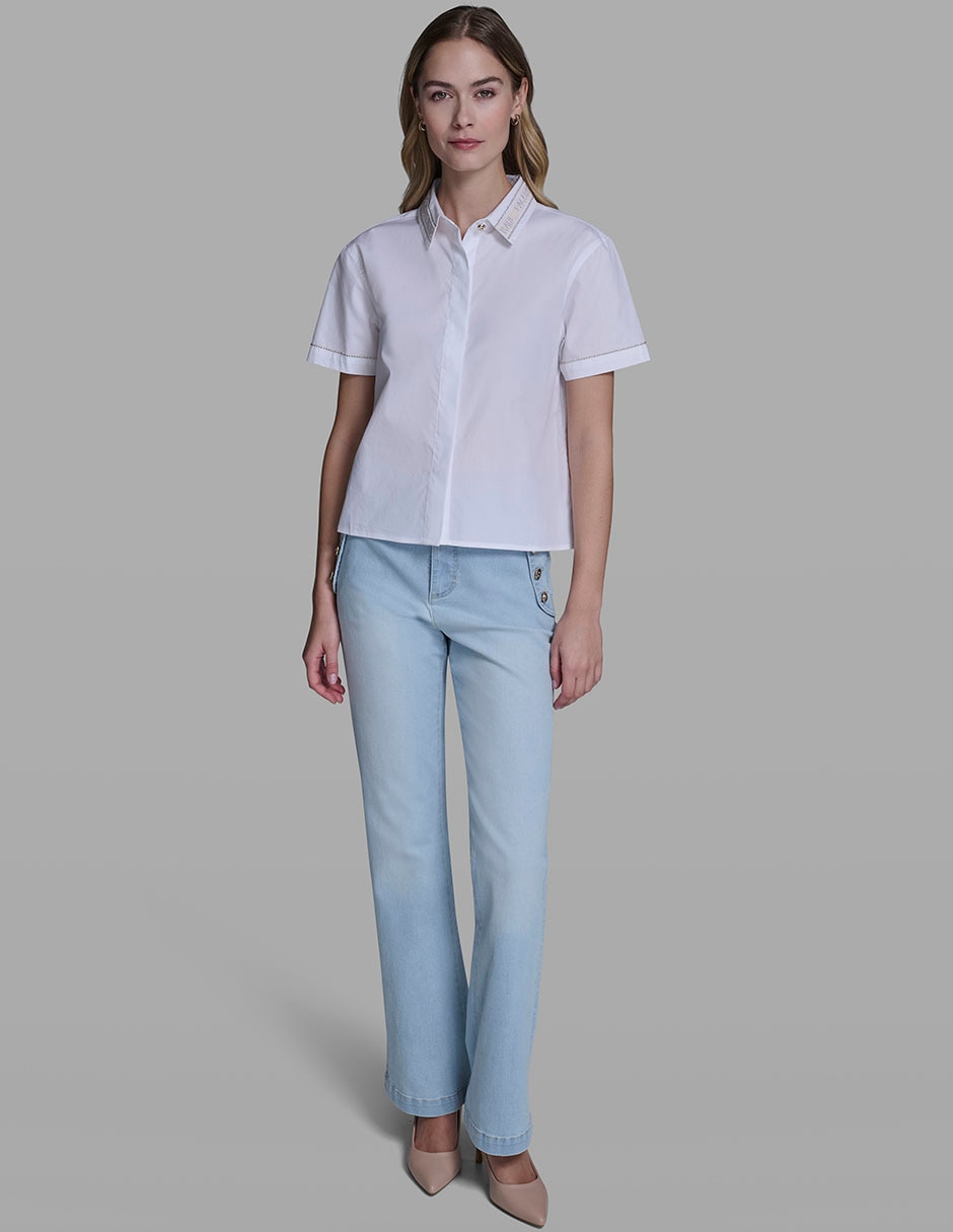 Blusa manga corta para mujer 10