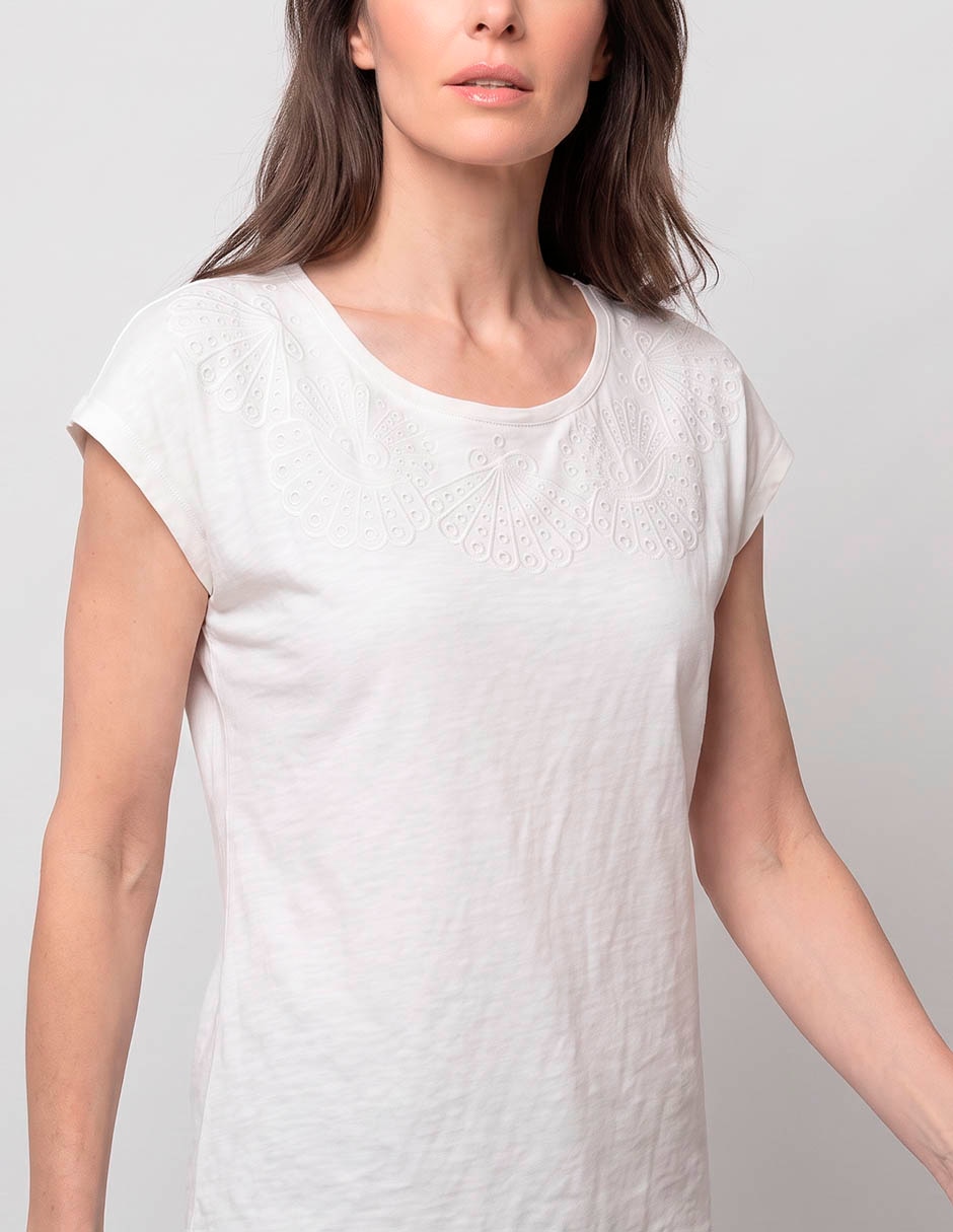 Blusa manga corta para mujer 3