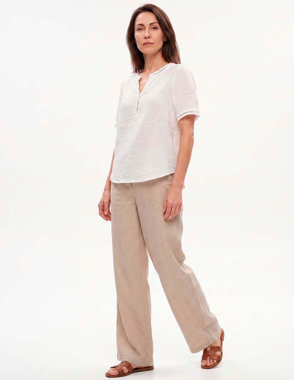 Blusa manga corta para mujer 3
