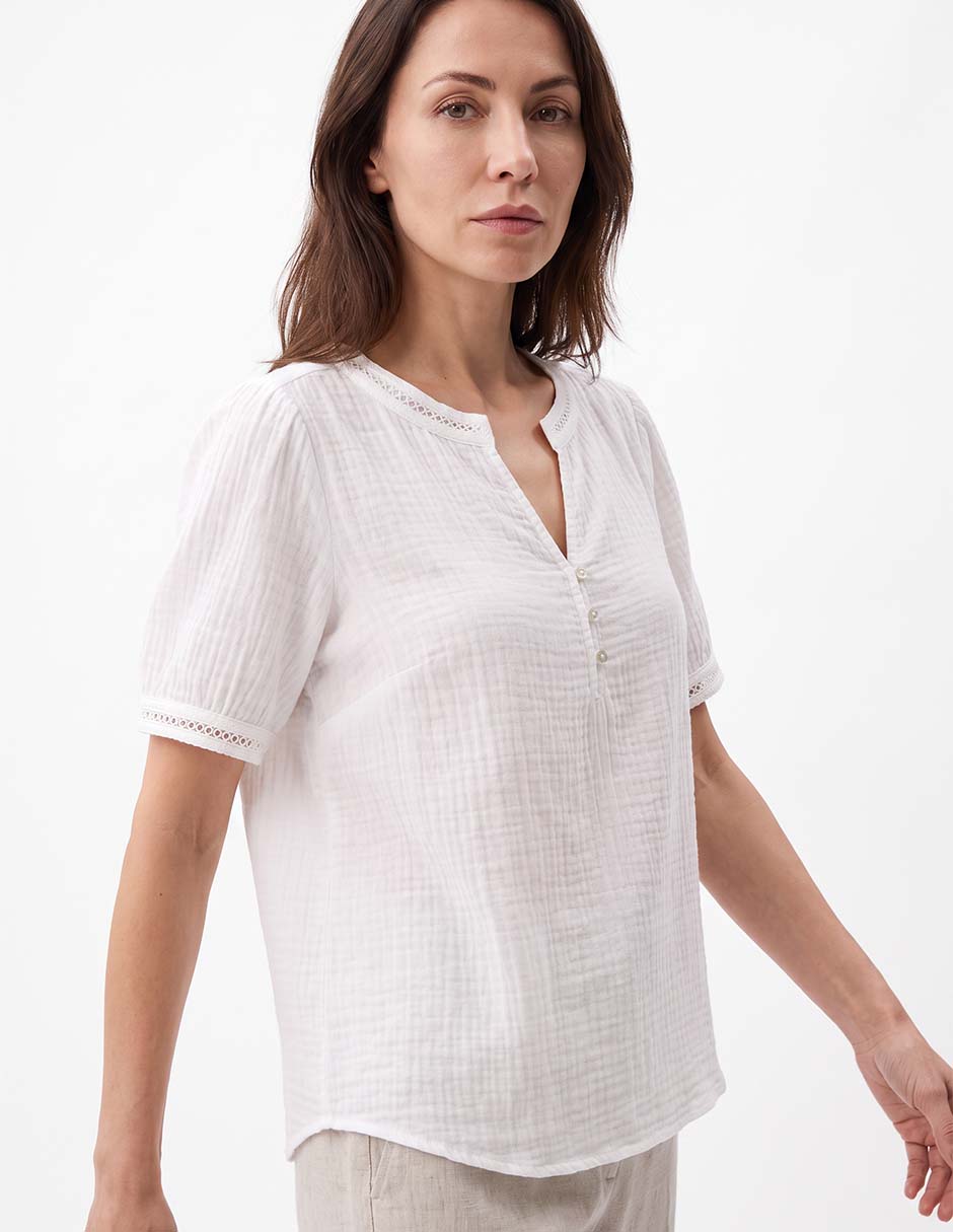 Blusa manga corta para mujer 2
