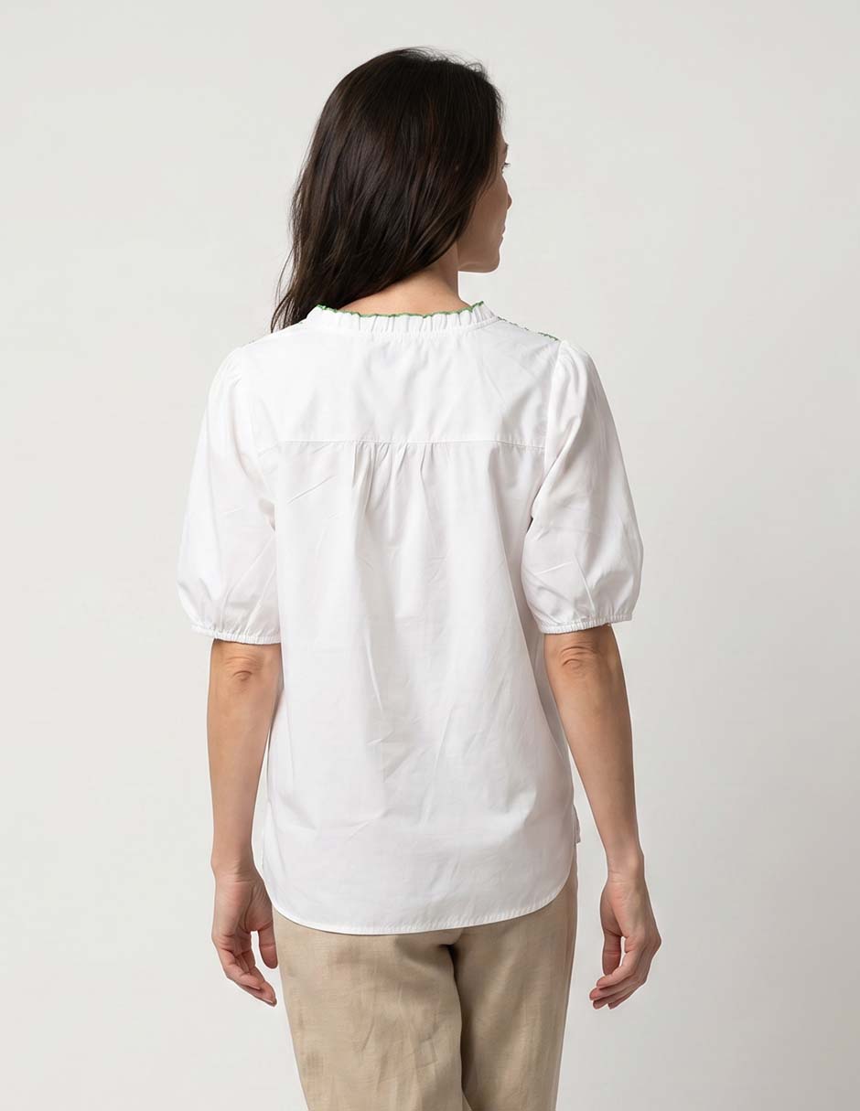 Blusa manga al codo para mujer 2