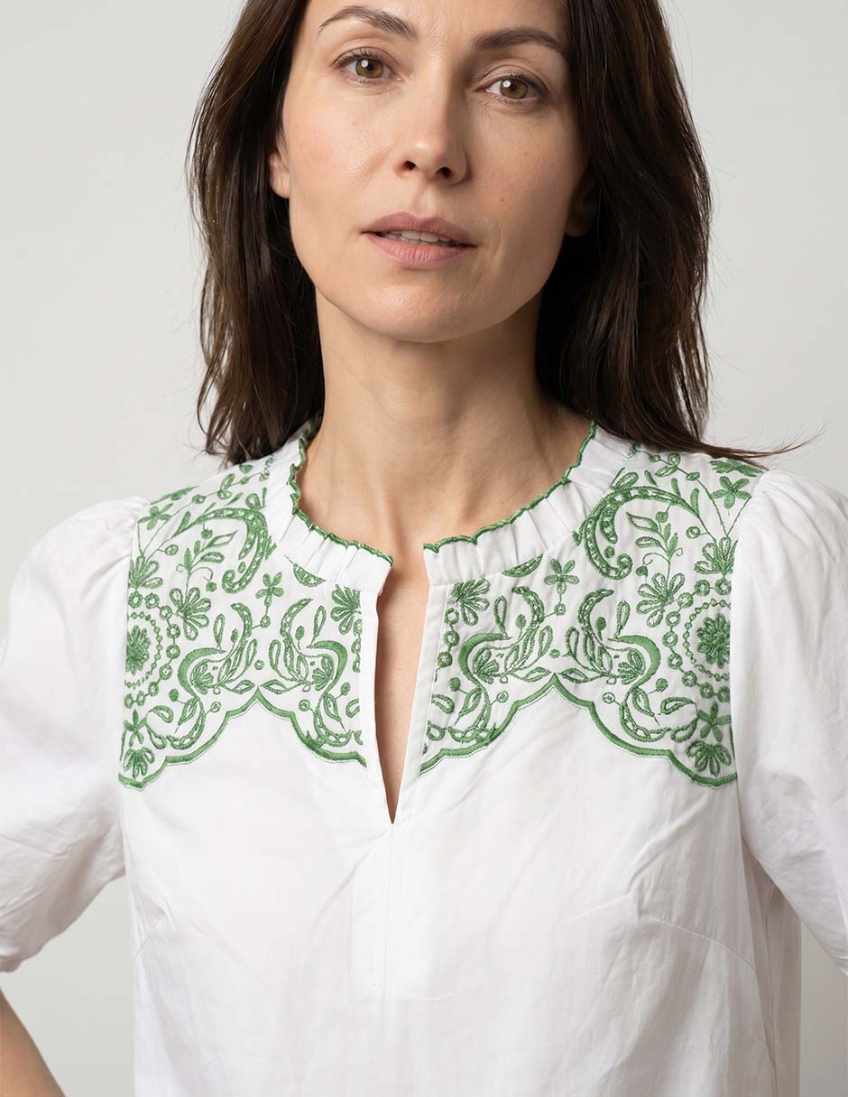Blusa manga al codo para mujer 3