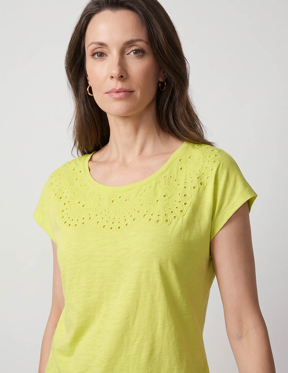 Blusa manga corta para mujer 3