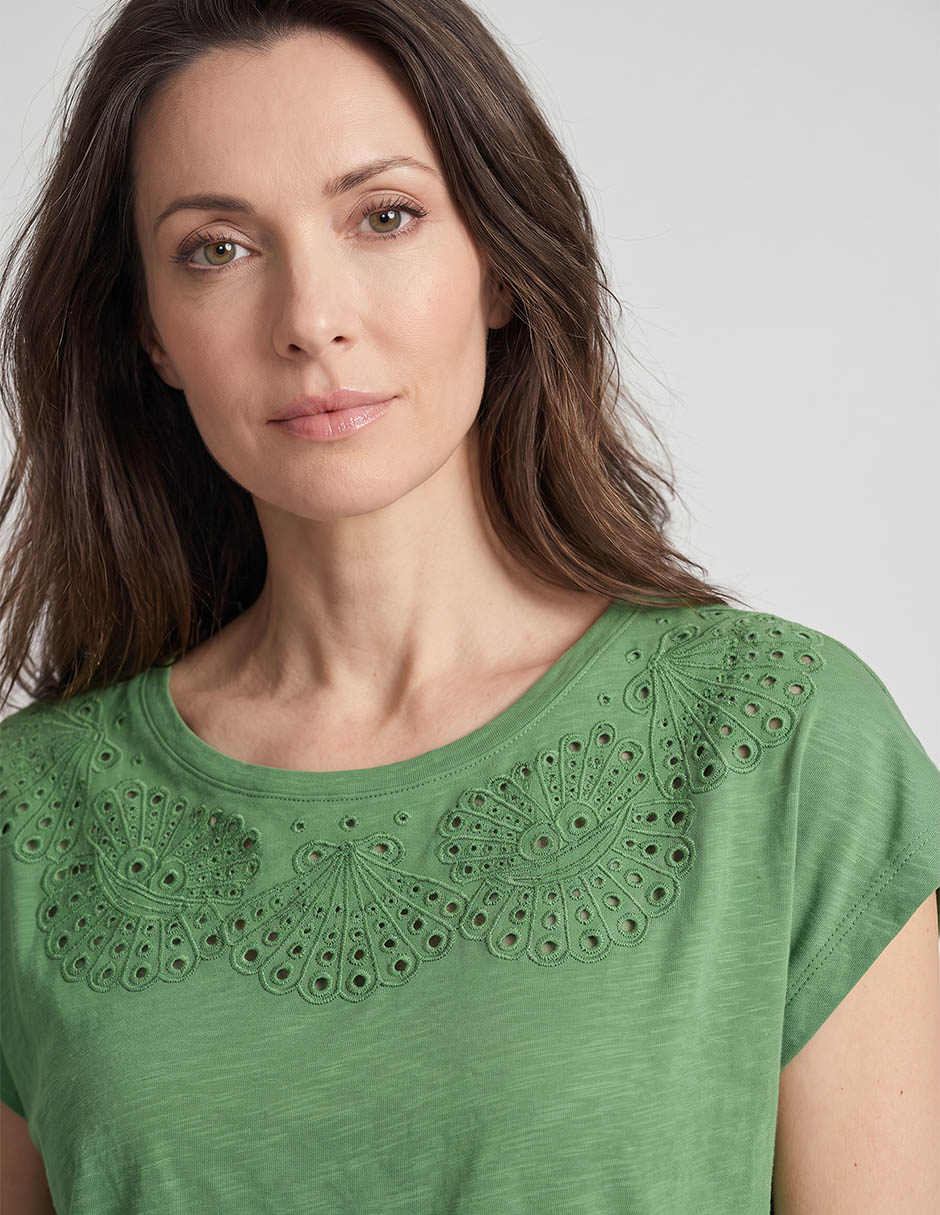 Blusa manga corta para mujer 3