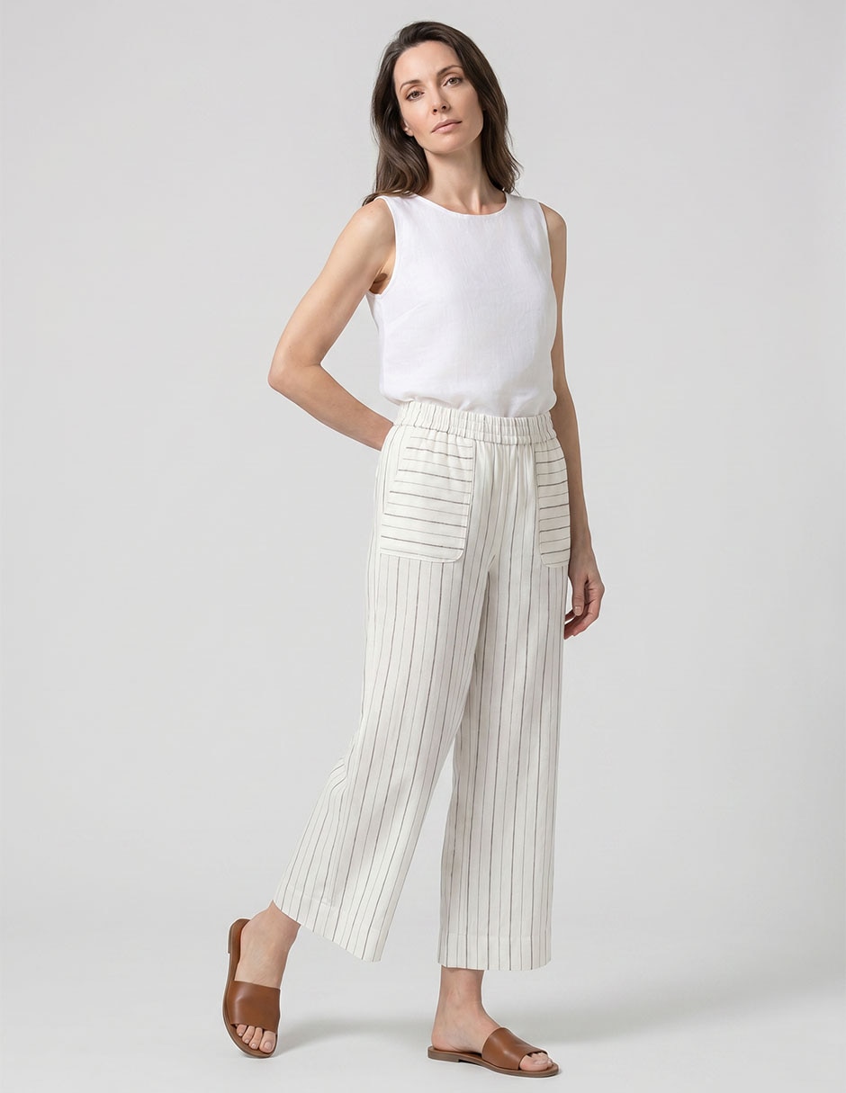 Pantalón relaxed amplio para mujer 3